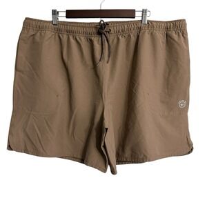 NWT allbirds Natural Run Shorts men's XXXL brown merino wool active nylon hike